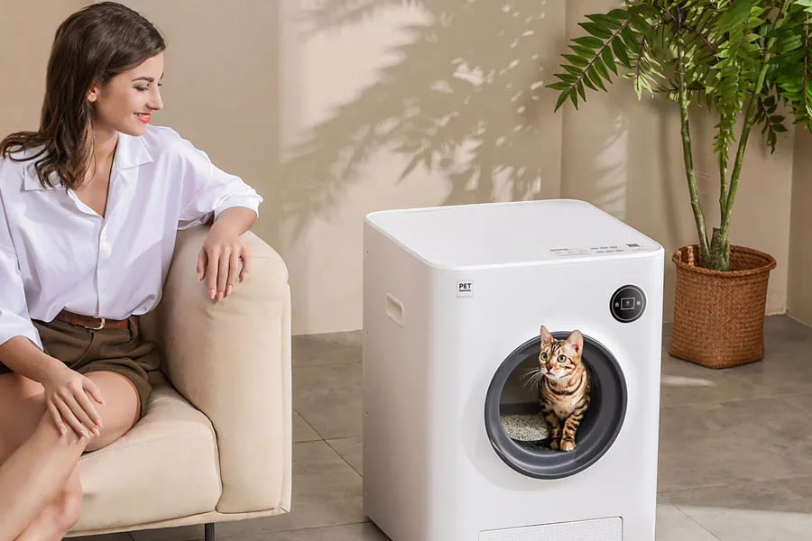 cat electric litter box