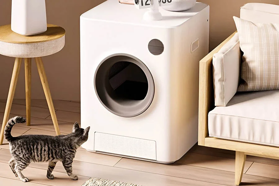 kitty litter box that cleans itself