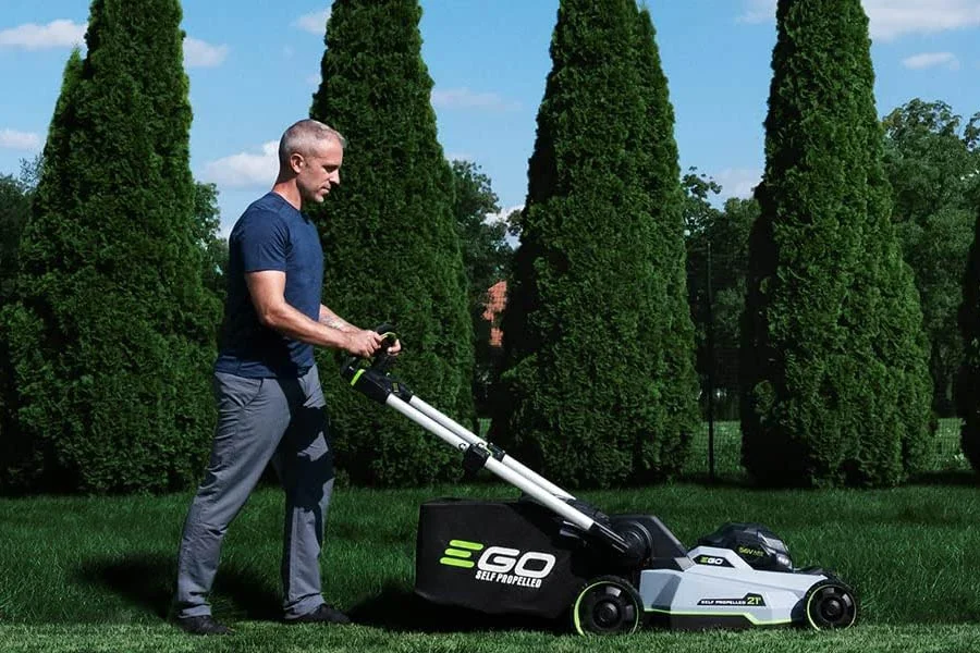 best self-propelled battery lawn mower