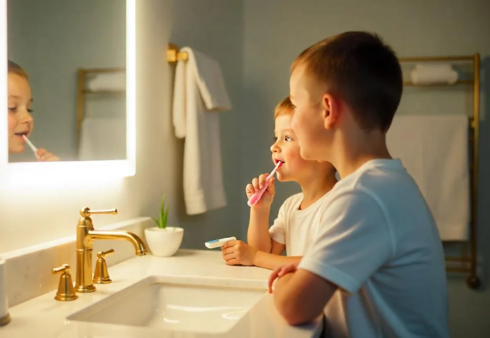 vanity mirror bathroom