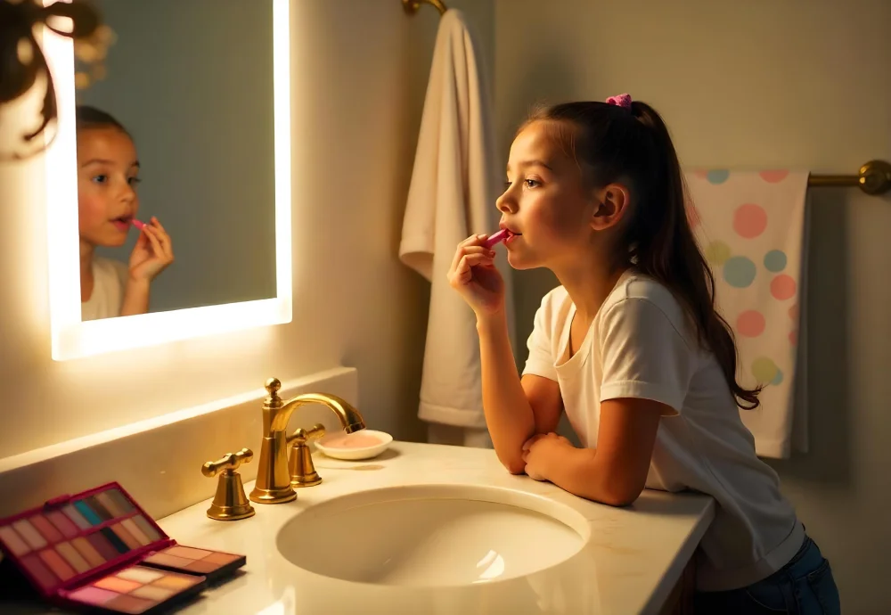 vanity mirror bathroom