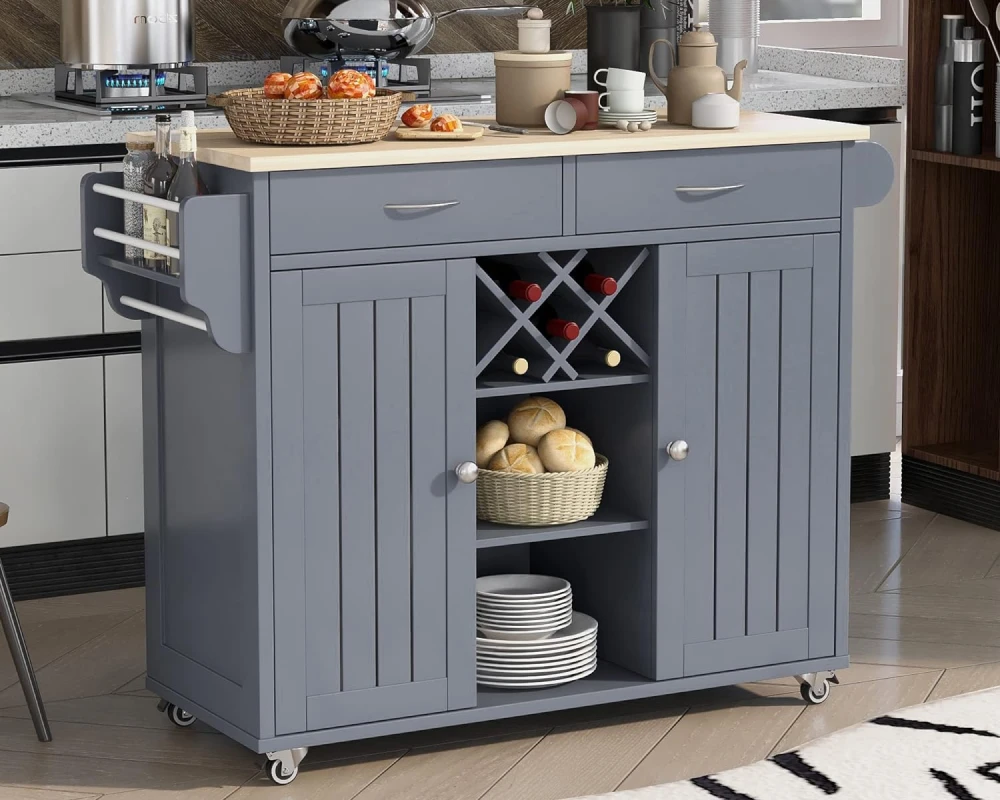 kitchen island carts with wheels